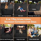 Oz Bargains™ Hard Base Backseat Pet Protector