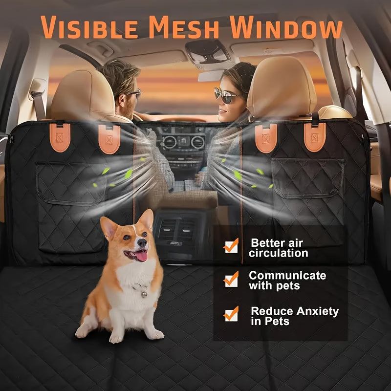 Oz Bargains™ Hard Base Backseat Pet Protector