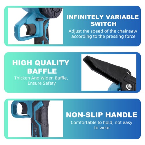 Oz Bargains™ 6 Inch Cordless Chainsaw